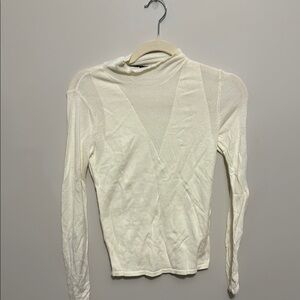 Open Edit Mock Neck Top